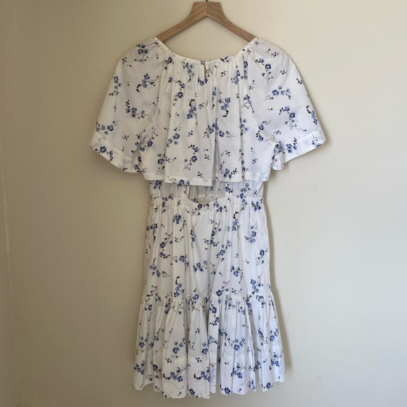 NWT Rebecca Taylor FRANCINE FLORAL POPLIN DRESS size 8 - Picture 3 of 6